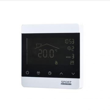 Termostato de sala de calefacción de caldera doméstica LCD
