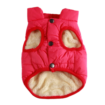 2 Layers Fleece Lined Warm Dog Jacket