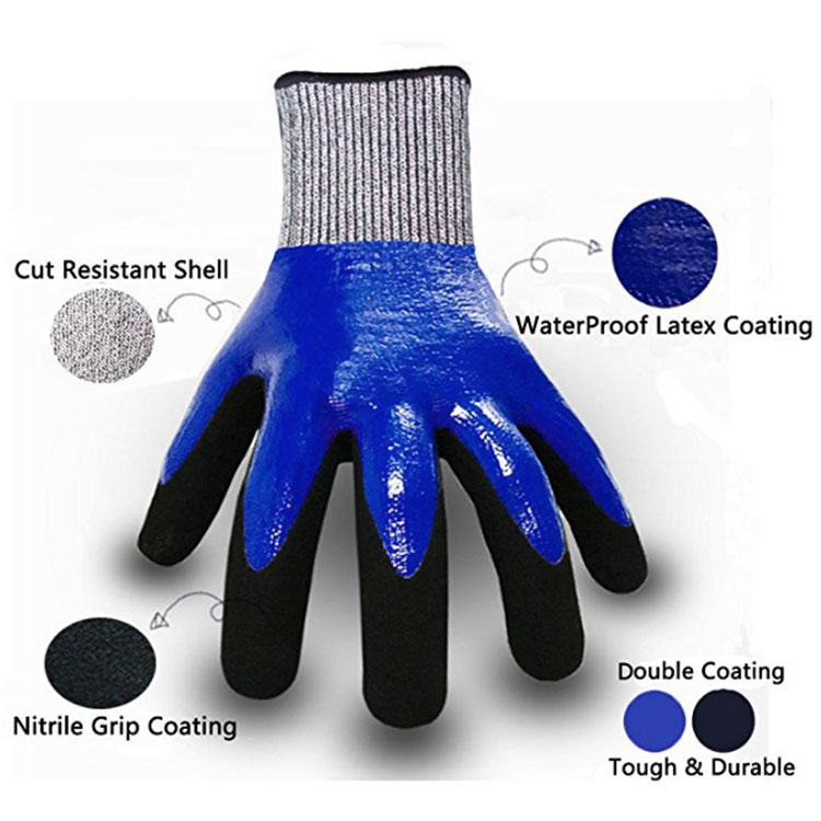 Full Finger Anti Cut Worker Gloves