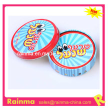 Round Shape Playing Card in Tin Box Packing