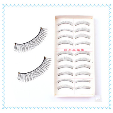 10 paires de Mix réutilisable Eye Lash, réguliers longs faux cils