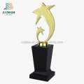 Promotional Gift Alloy Custom Souvenir, Star Shape Gold Metal Trophy