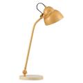 Nice Steel E27 Wooden Color Shade Table Lamps (MT6051-1WN)