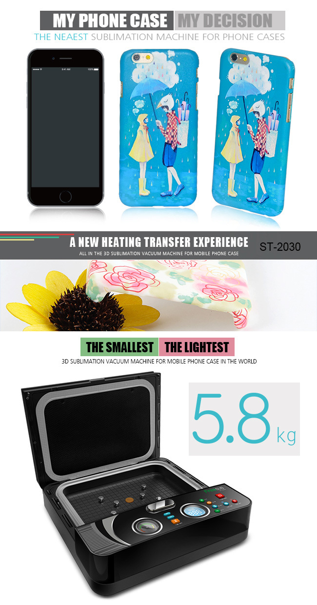 3D Phone Case Sublimation Heat Press Machine