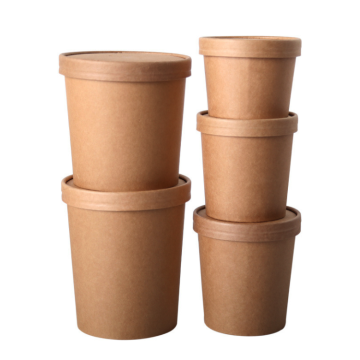 Vaso de papel cubo de papel desechable de material ecológico de una sola pared para bebidas calientes y frías vaso de papel para envasado de alimentos para llevar