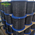 Greenhouse stable poly wire fasten lines in wheels