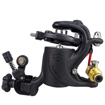 Black Swashdrive Style Rotary Tattoo Machine