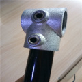 Galvanized key clamp fittings used in table legs