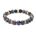 Blue Stone Lapis Lazuli Energy Stone Bead Bracelet