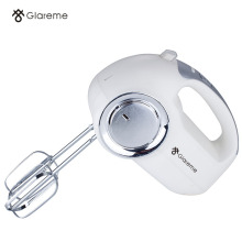 White electroplating electric egg beater With LED