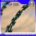 PVC Coated Razor Barbed Wire para vedação de segurança com SGS