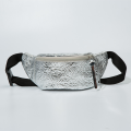 Blingbling metal street sport style waist bag