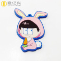 Promotional cartnoon character pvc rubber keychain