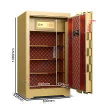 intelligent large size home office fingerprint safe box