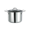Stock pot with high quality casting handle