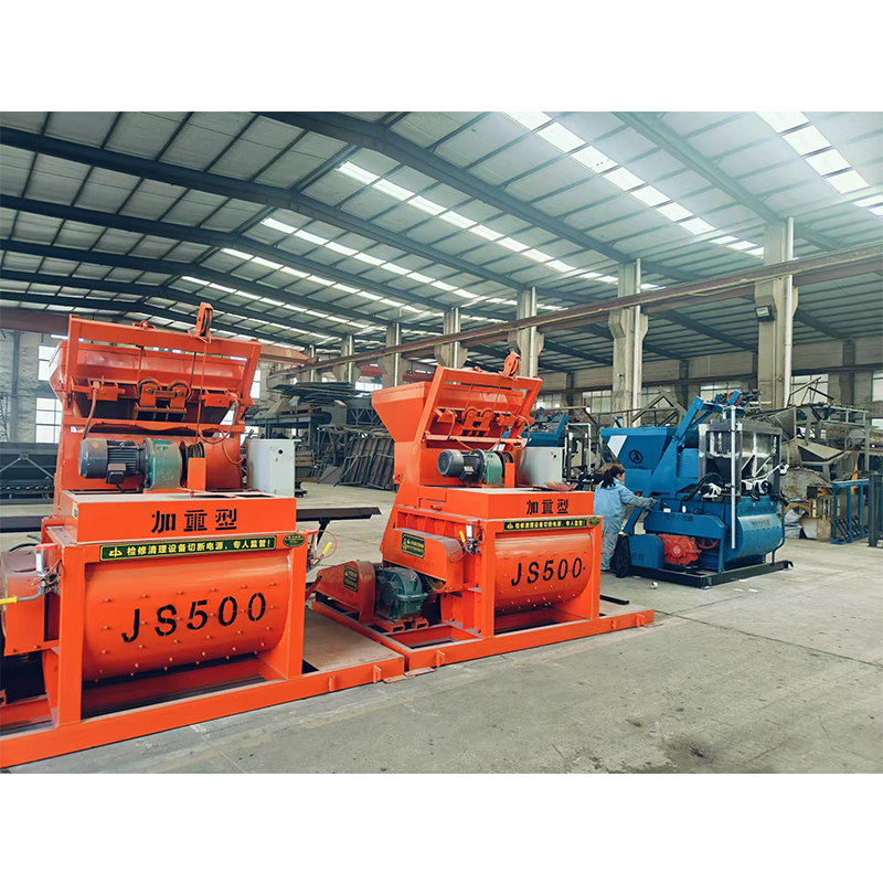 JS500 twin-shaft mixer factory JS500 twin-shaft mixer factory