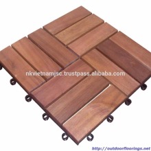 WHY SHOULD USE INTERLOCKING DECK TILES / WOODEN TILES 12 SLATS 300X300X19MM