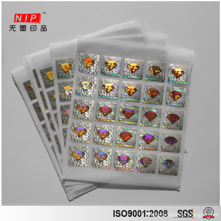 Diamond Hologram Sticker Diamond Hologram Sticker