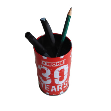 Runde Form Metall Stift Bleistift Halter für Office Promotion Verwendung