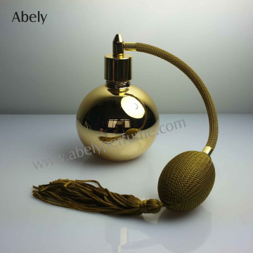 100ml garrafa de perfume de luxo de luxo dourado