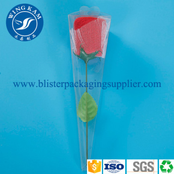 Plástico Flexible transparente plegable embalaje para flores