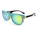 Mode Simple Light Frame Flip up Style Xiamen Lunettes de soleil (14341)