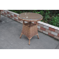 Outdoor Wicker Bistro Swivel Chair Móveis de Rattan