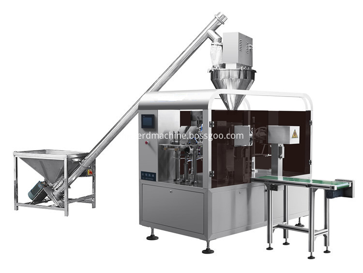 Rotary bag packing machine