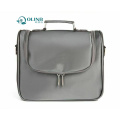 Mens Pu Leather Travel Case Toiletry Vanity Bag