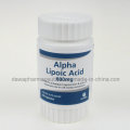 OEM aceitável medicamento acabado cápsulas de ácido alfa-lipoico anti-idade