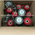 75mm Stainless Steel Wheel Brush with Shaft (YY-583)