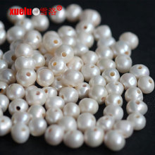 10-11mm Round Freshwater Cultured Pearls Big Hole para Jóias