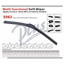 Carall S982 Hot 2017 Neuf Super Plus Vision Saver Pare-brise Clear View Exclusive Speed ​​Flat Soft Wiper Blade