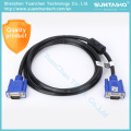 Venda quente OEM 15pins macho para macho VGA para cabo 2VGA