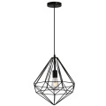 Geometric Iron Wire Hanging Pendant Lamp