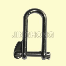 SS: Long Dee Shackle With Single Captive Pin