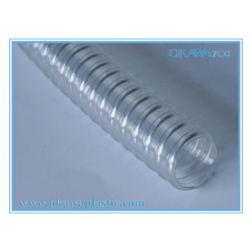 16mm PVC Transparent Hose with Steel Wire Reinforced