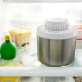 Plastic Lid Airtight Round Kitchen Round Vacuum Canister