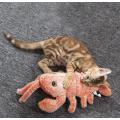 Simulating dried shrimp stuffed animal pet kitten toy