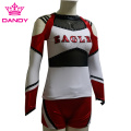 Benutzerdefinierte All Stars Metallic Langarm Cheerleading Uniformen