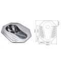 Stainless Steel WC Squatting Pan products In Toilet