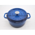 Blue Round Enamel Casserole Classic