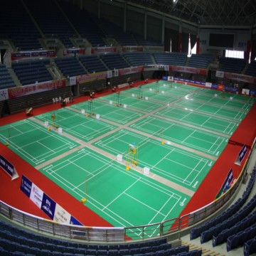 Sol de badminton approuvé BWF