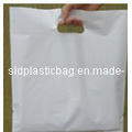 White PE Shopping Bag with Handle for Garment Packaging