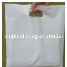 Sac à provisions blanc PE avec poignée pour l&#39;emballage