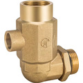 Brass material safety valve for water heater