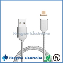 Android Micro adaptador magnético de carga de cable USB para tableta de teléfono inteligente