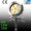 IP68 6W 12W 18W LED Unterwasser-Punktlicht