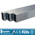 Tube rectangulaire en acier inoxydable ASTM A554