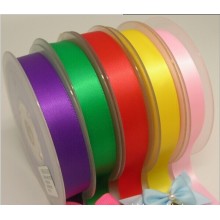 Single face solid satin ribbon for gift decoration/wedding trimmings
